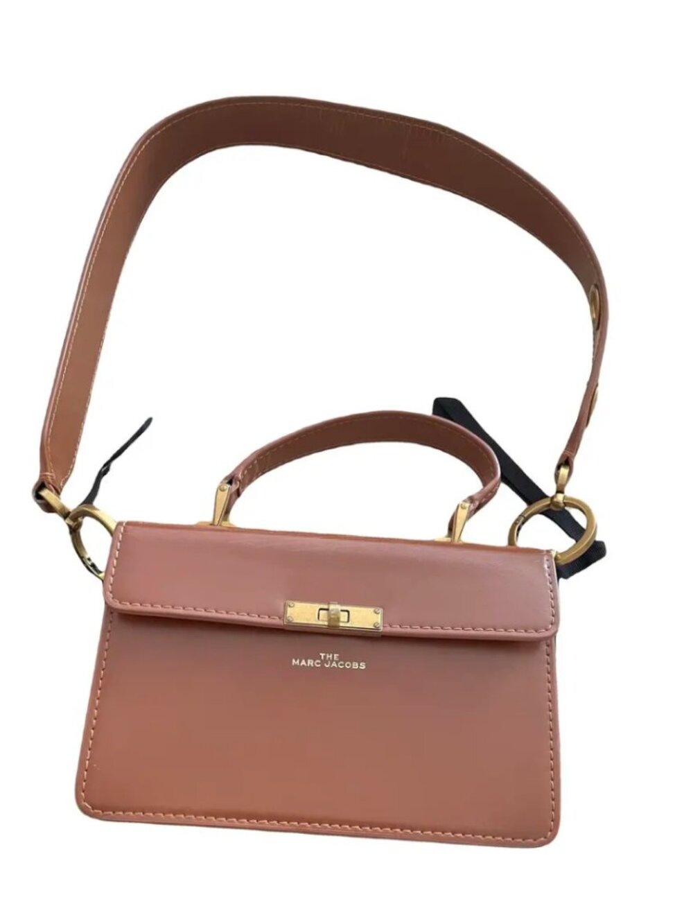 Marc Jacobs brown downtown leather shoulder and tote bag